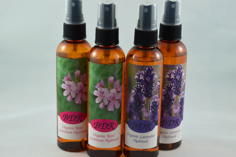 Facial & Body Spritzers - Organic Lavender, Organic Rose Geranium